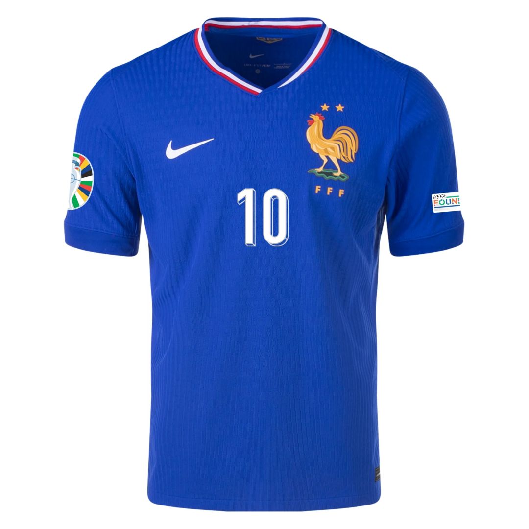 MBAPPE #10 France Home Jersey Player Version Euro 2024 - Reps Jerseys