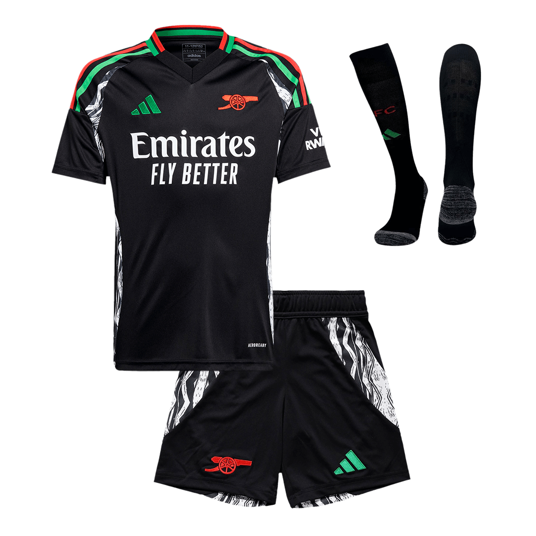 Kids Arsenal Away Full Kit(Jersey+Shorts+Socks) 2024/25 - Reps Jerseys