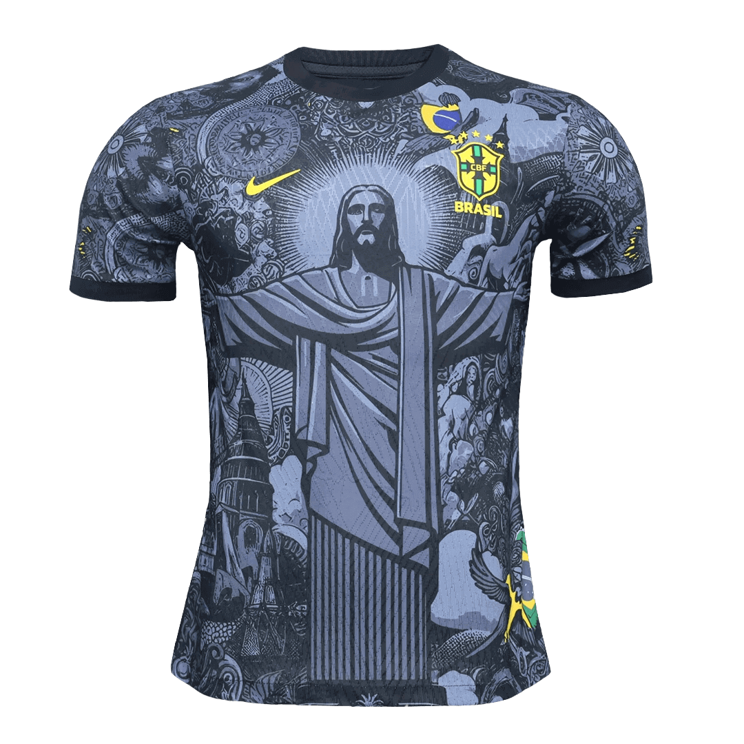 Brazil Christ the Redeemer Match Jersey 2024 - Reps Jerseys