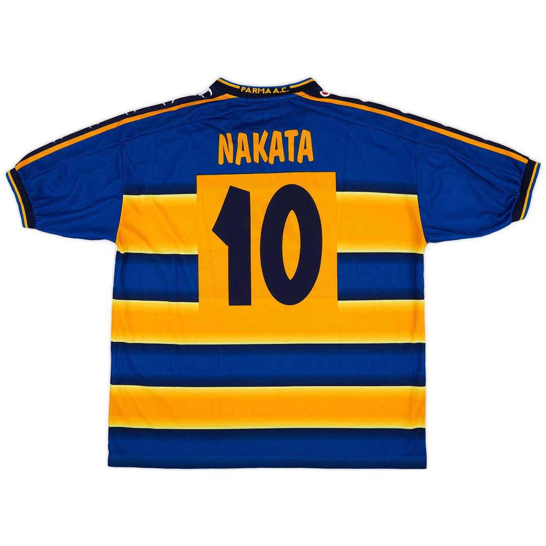 NAKATA #10 Retro Parma Calcio 1913 Home Jersey 2001/02 - Reps Jerseys