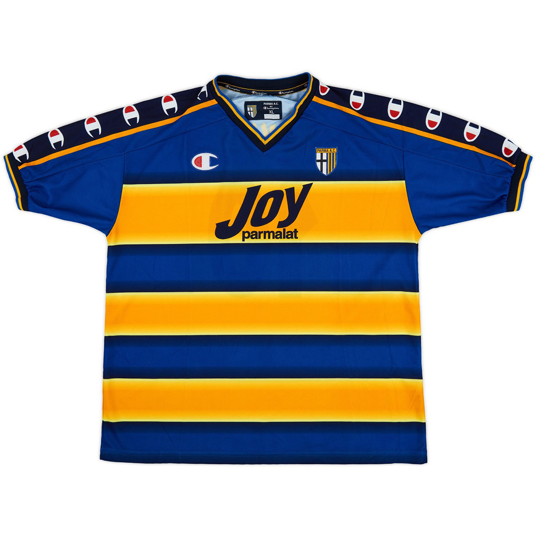 NAKATA #10 Retro Parma Calcio 1913 Home Jersey 2001/02 - Reps Jerseys