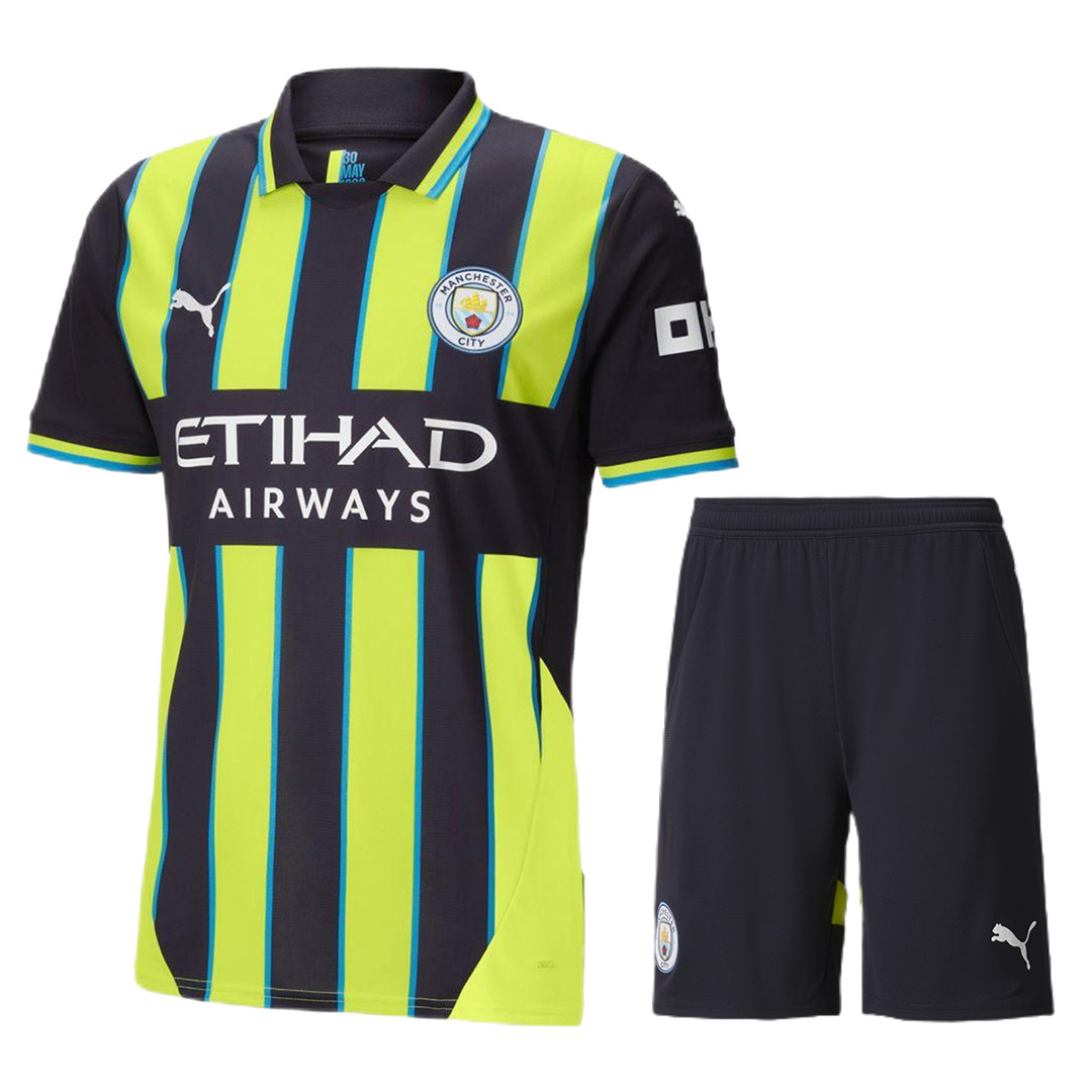 Manchester City Away Kit(Jersey+Shorts) 2024/25 - Reps Jerseys