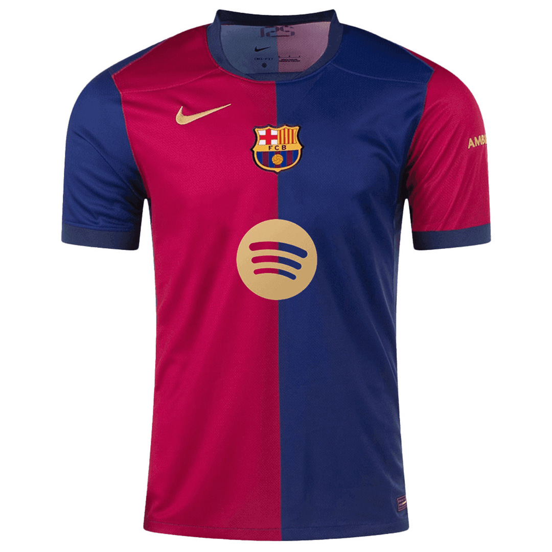 [Super Replica] Barcelona Home Spotify Logo Without Text Jersey 2024/25 - Reps Jerseys