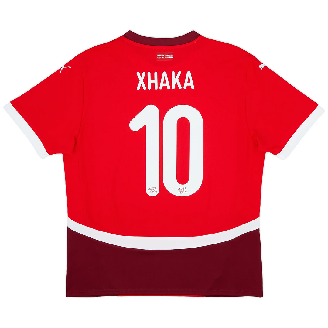 Xhaka #10 Switzerland Home Jersey Euro 2024 - Reps Jerseys