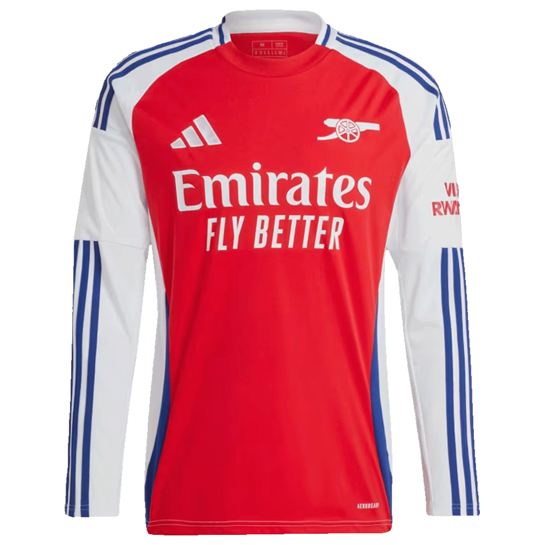 Arsenal Home Long Sleeve Jersey 2024/25 - Reps Jerseys