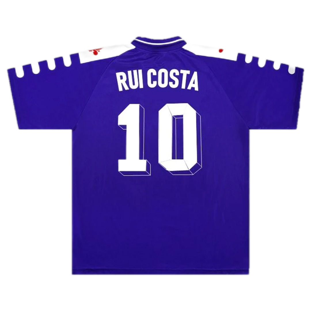 RUI COSTA #10 Retro Fiorentina Home Jersey 1998/99 - Reps Jerseys