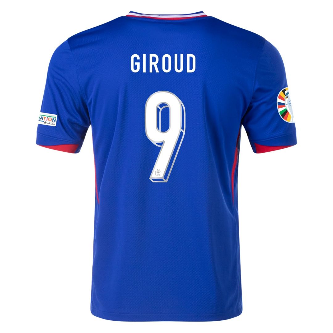 [Super Replica] GIROUD #9 France Home Jersey Euro 2024 - Reps Jerseys