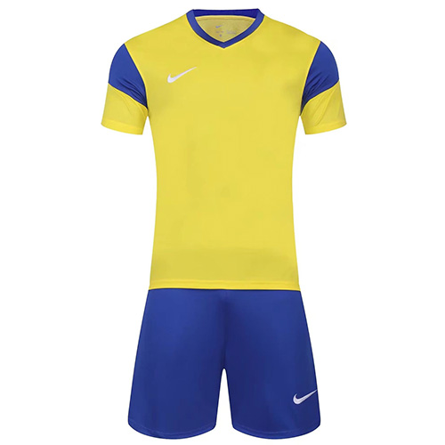 NK-761 Customize Team Jersey Kit(Shirt+Short) Yellow - Reps Jerseys