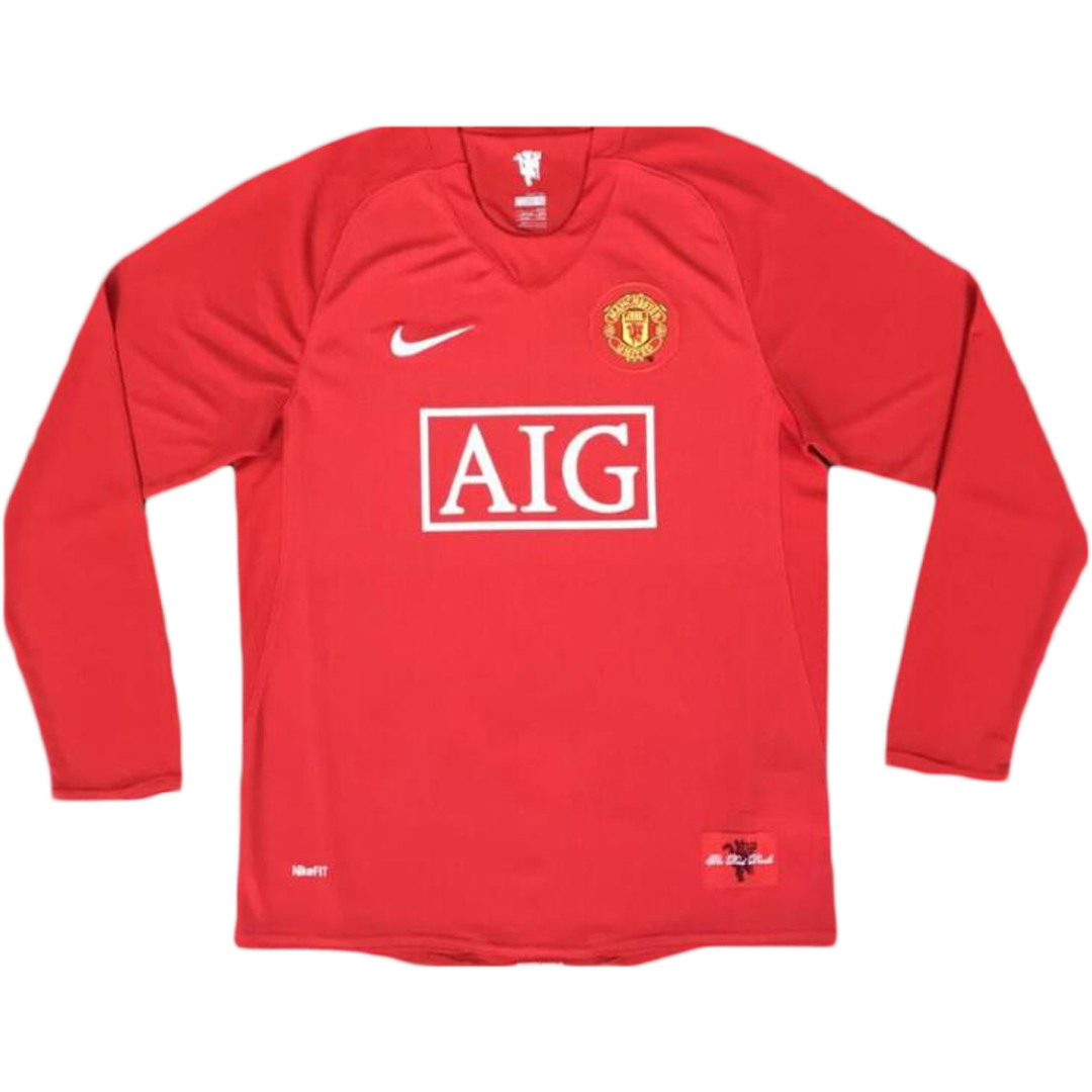 Manchester United RONALDO #7 Retro Jersey Long Sleeve 2007/08 - Reps Jerseys