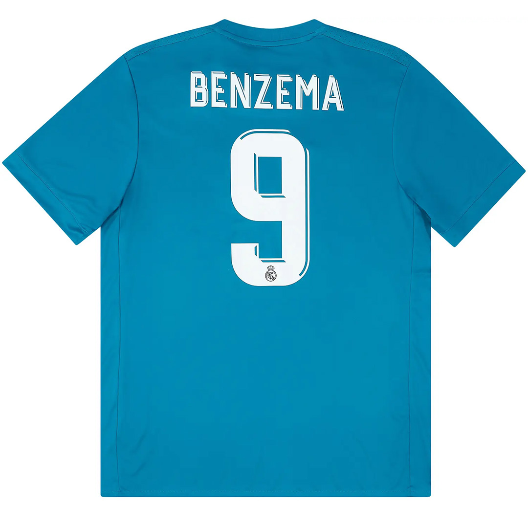 BENZEMA #9 Real Madrid Retro Third Jersey 2017/18 - Reps Jerseys