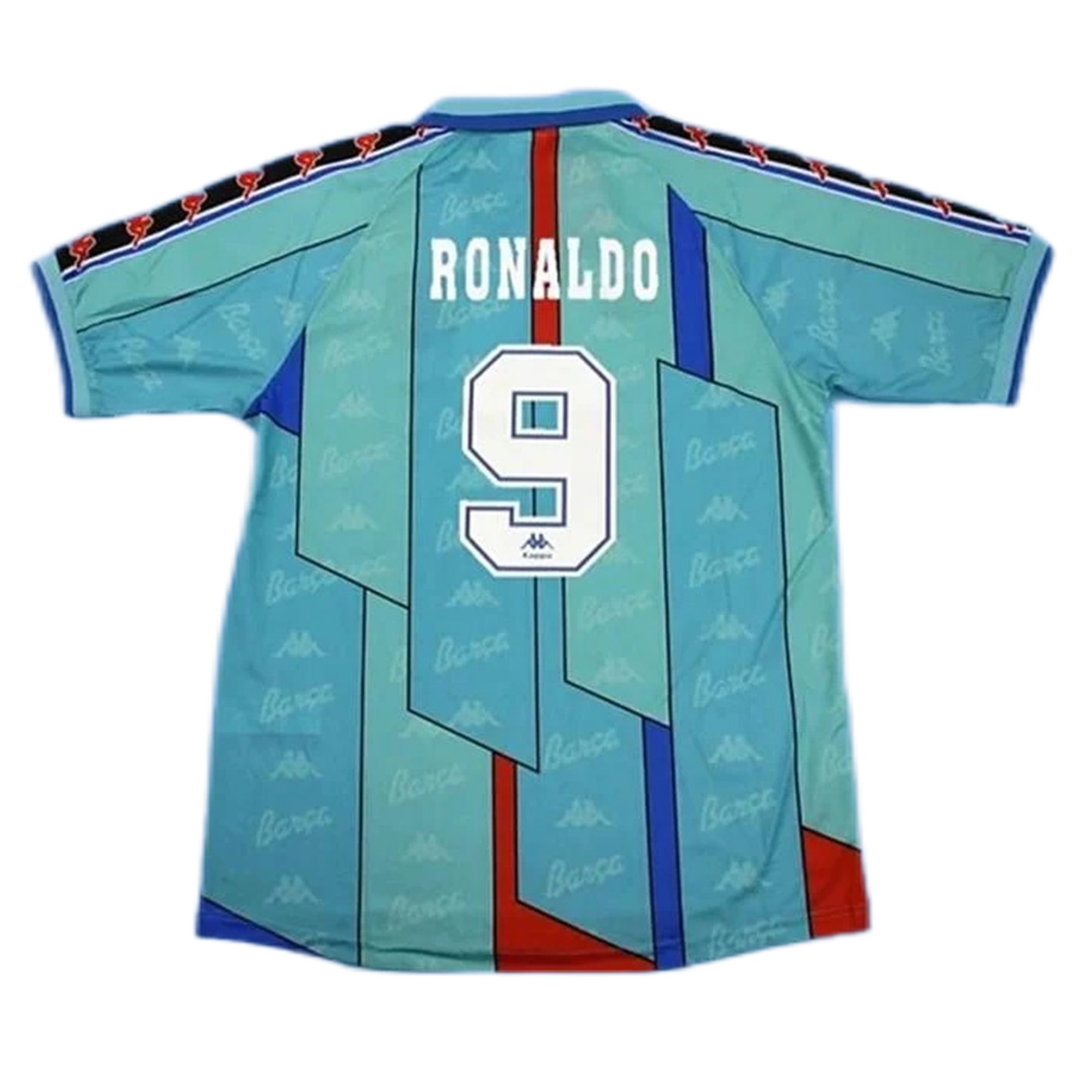 Barcelona Ronaldo #9 Retro Jersey Away 1996/97 - Reps Jerseys