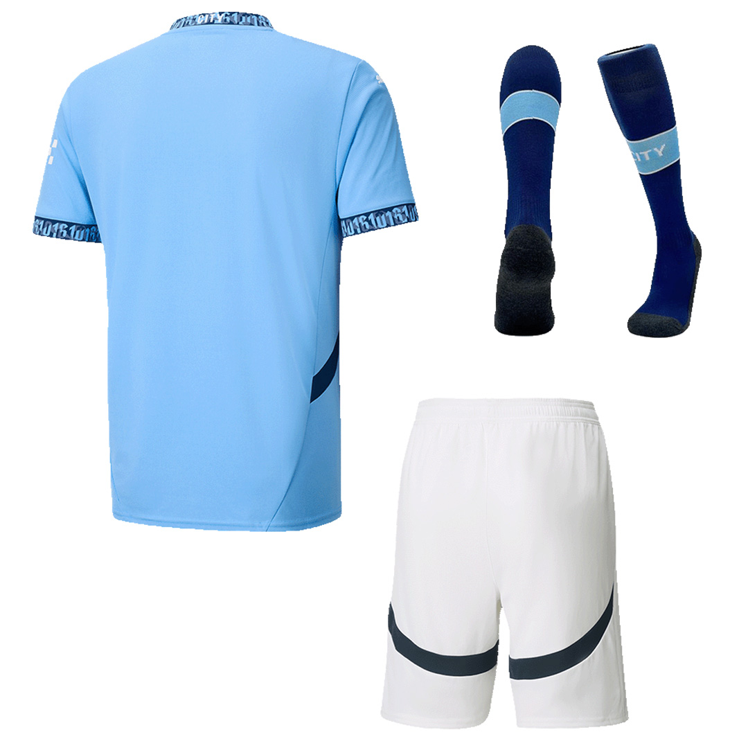 [Super Replica] Manchester City Home Whole Kit(Jersey+Shorts+Socks) 2024/25 - Reps Jerseys