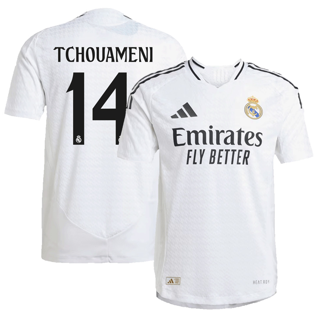 TCHOUAMENI #14 Real Madrid Home Match Jersey 2024/25 - Reps Jerseys