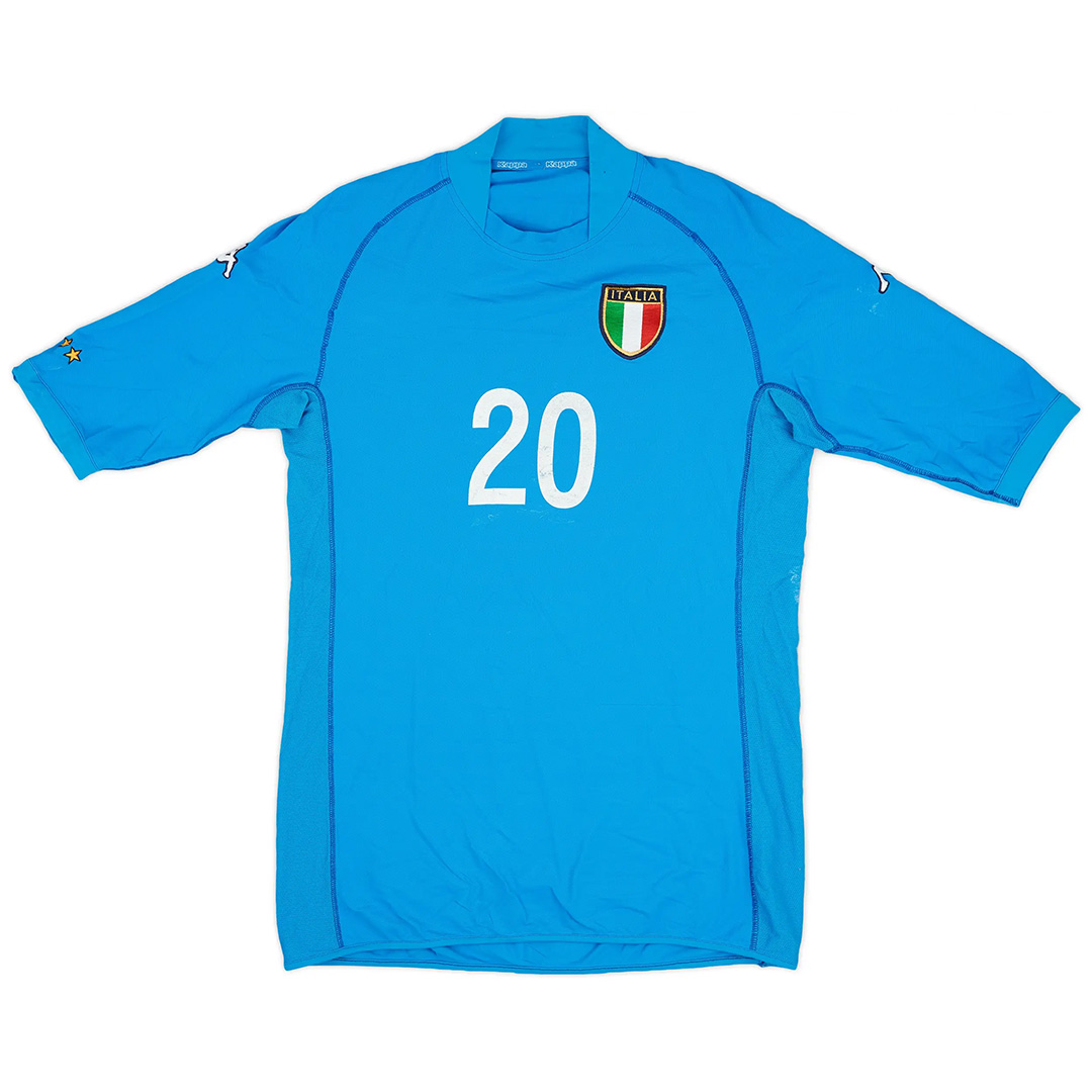 MONTELLA #20 Retro Italy Home Jersey World Cup 2002 - Reps Jerseys
