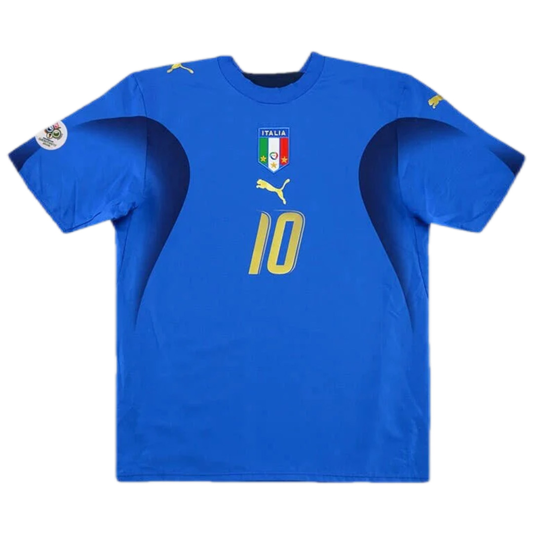 TOTTI #10 Italy Retro Home Jersey World Cup 2006 - Reps Jerseys