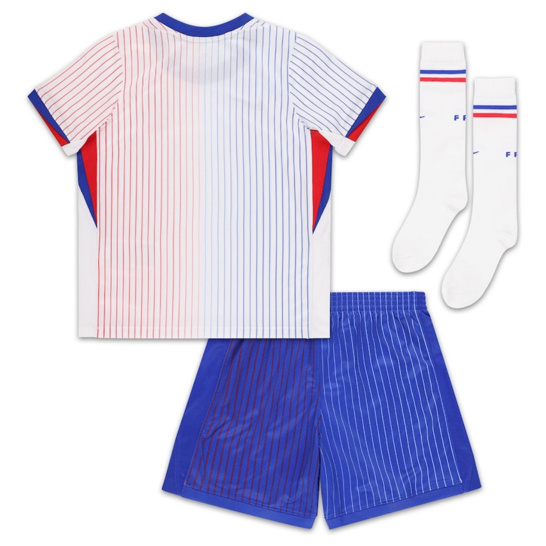 Kids France Away Full Jersey Kit Euro 2024 - Reps Jerseys