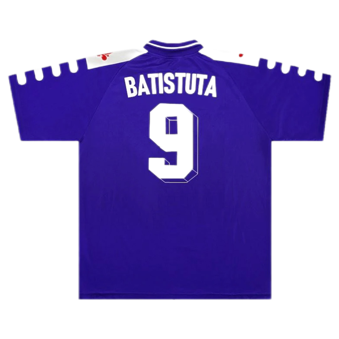 BATISTUTA #9 Retro Fiorentina Home Jersey 1998/99 - Reps Jerseys