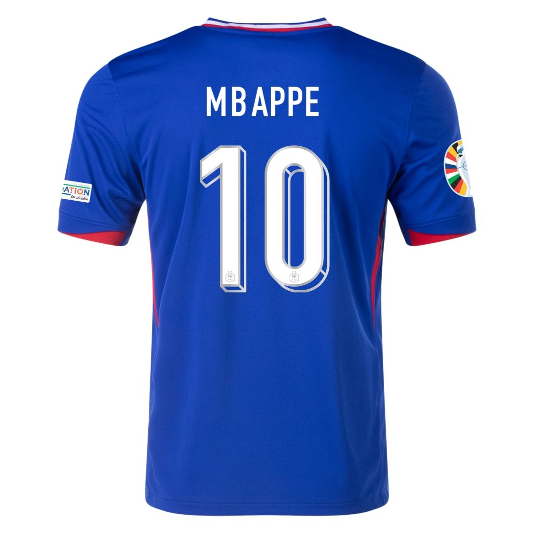 [Super Replica] MBAPPE #10 France Home Jersey Euro 2024 - Reps Jerseys