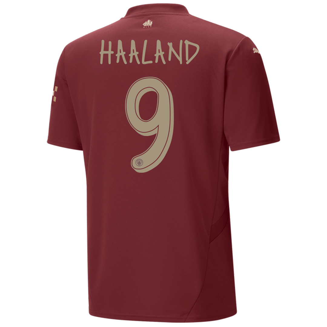 HAALAND #9 Manchester City Third Jersey 2024/25 - UCL Font - Reps Jerseys