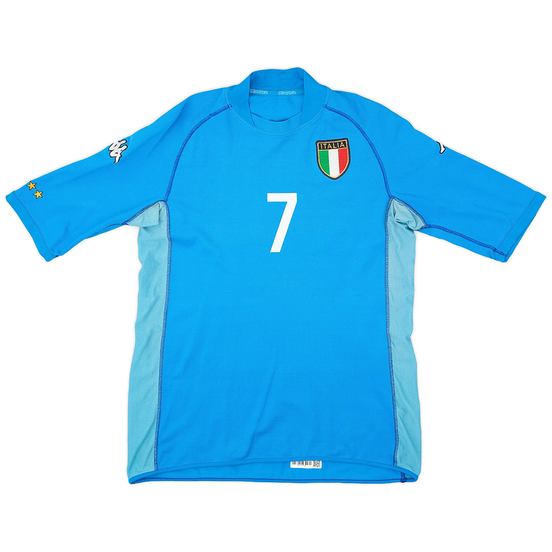 DEL PIERO #7 Retro Italy Home Jersey World Cup 2002 - Reps Jerseys