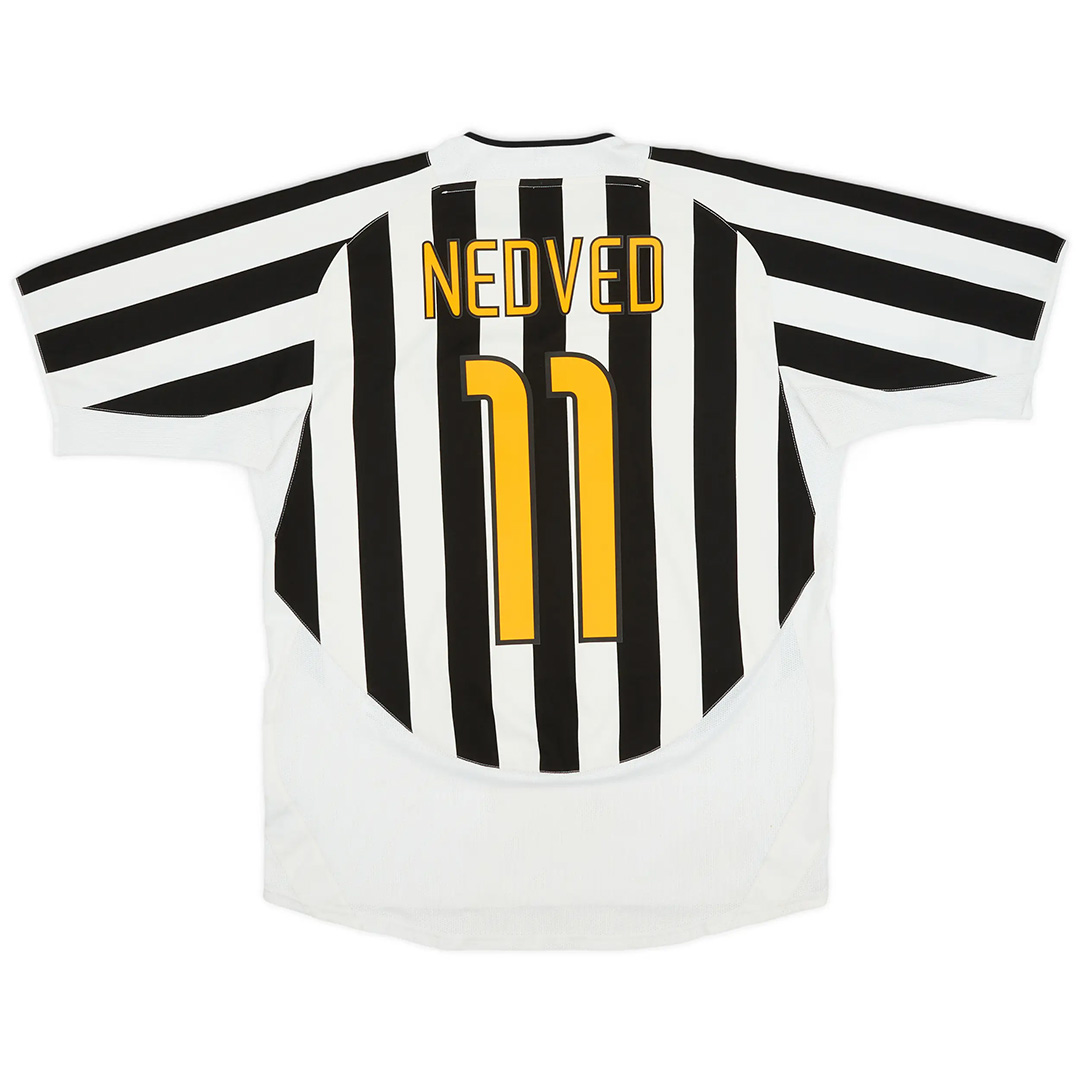 NEDVED #11 Retro Juventus Home Jersey 2003/04 - Reps Jerseys