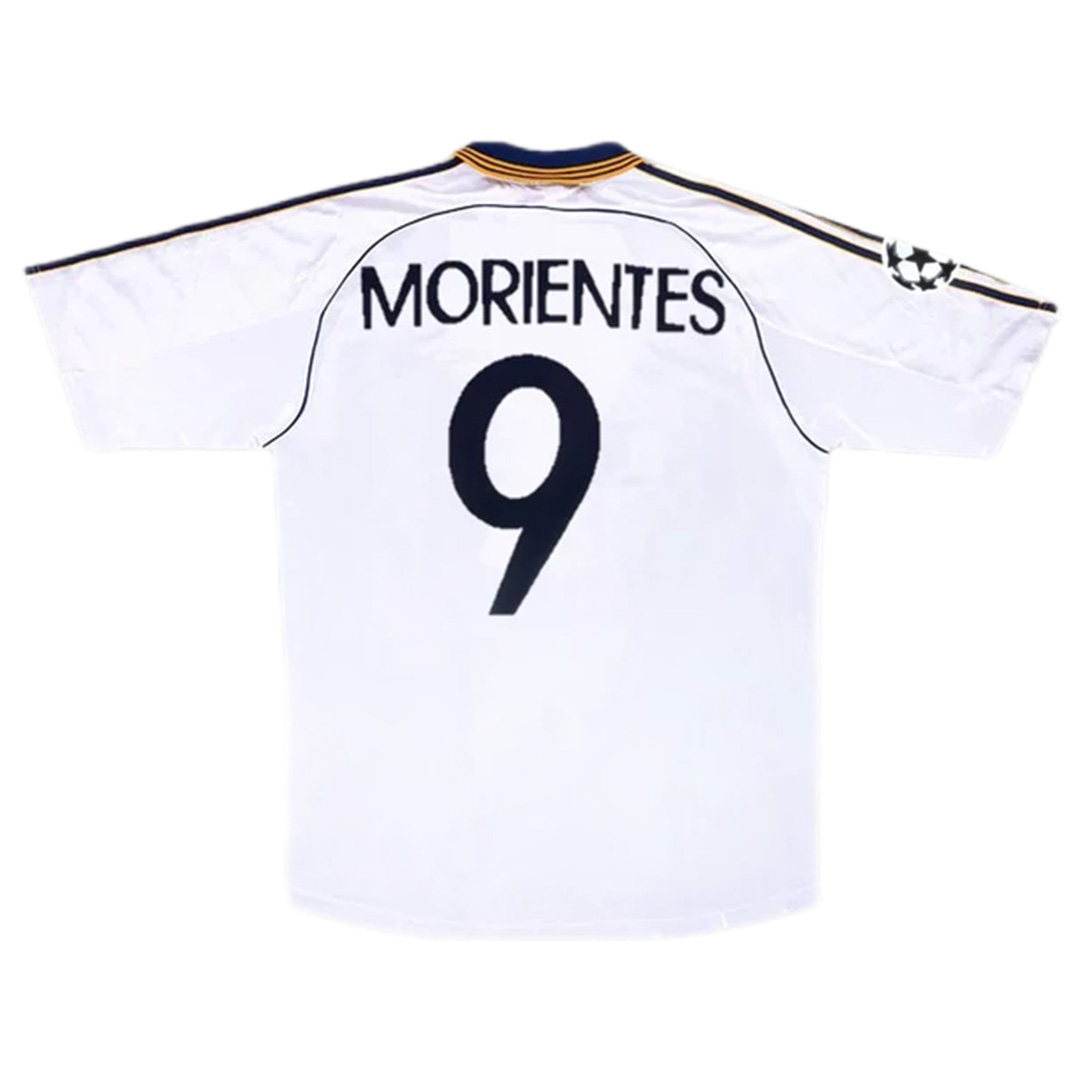 MORIENTES #9 Retro Real Madrid Home Jersey 1998/00 - Reps Jerseys