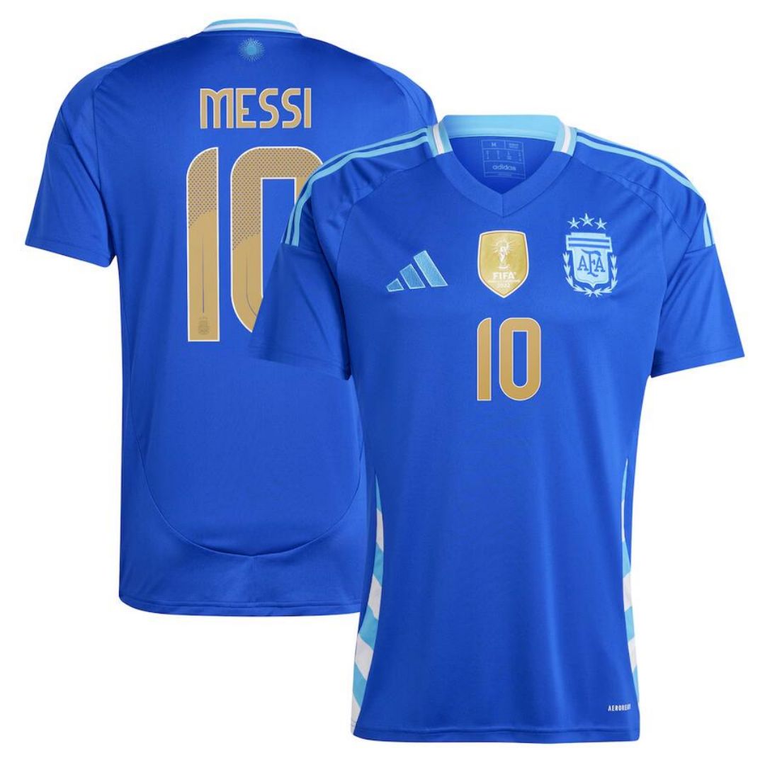[Super Replica] Messi #10 Argentina Away Jersey Copa America 2024 - Reps Jerseys