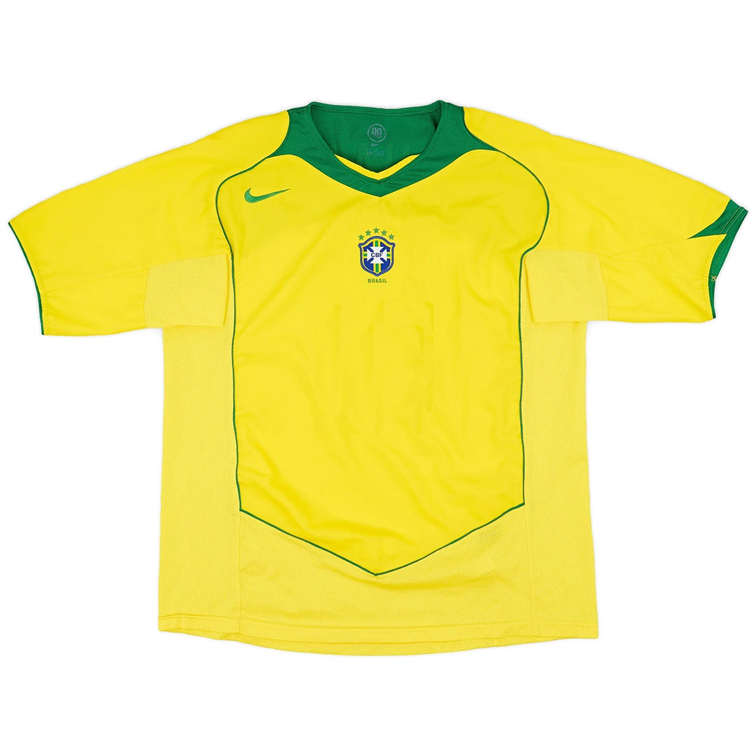 Brazil Retro Jersey Home 2004 - Reps Jerseys