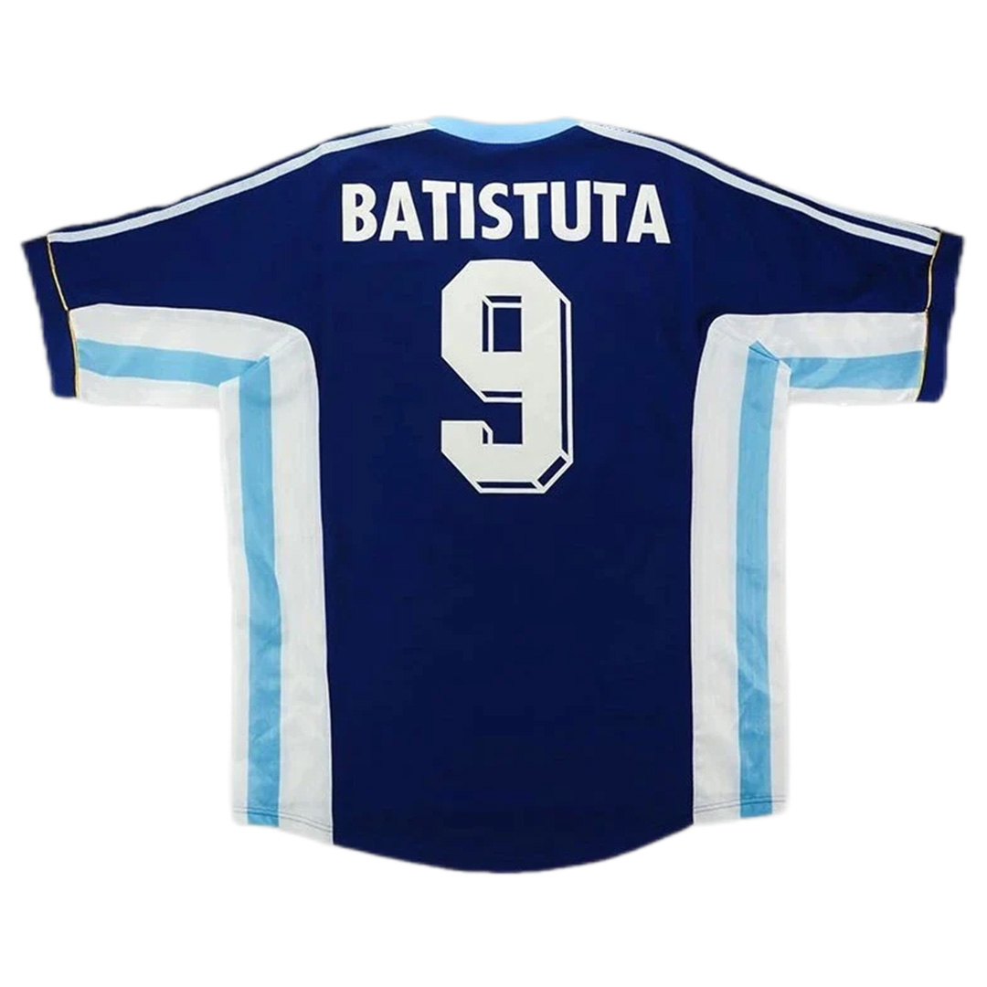 BATISTUTA #9 Retro Argentina Away Jersey World Cup 1998 - Reps Jerseys