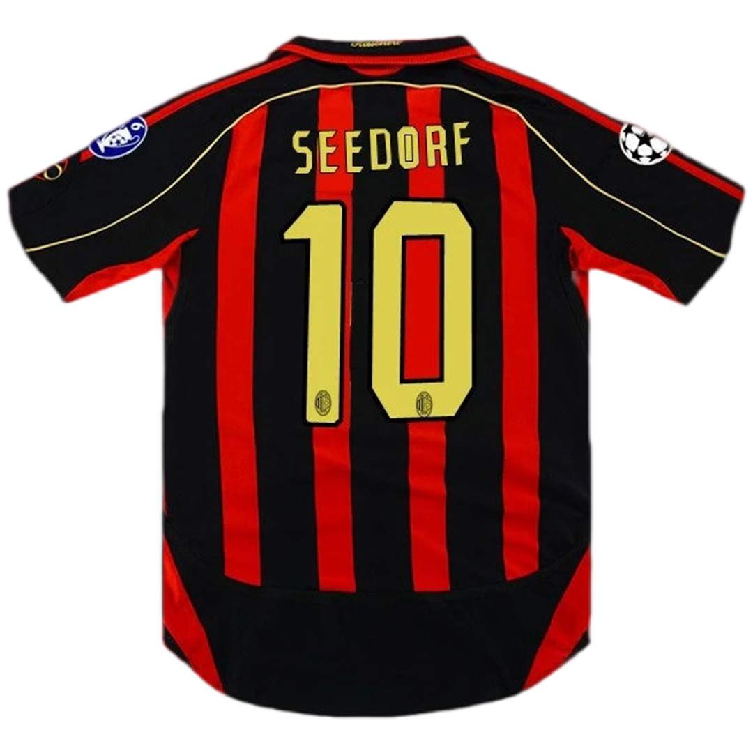 SEEDORF #10 Retro AC Milan UCL Home Jersey 2006/07 - Reps Jerseys