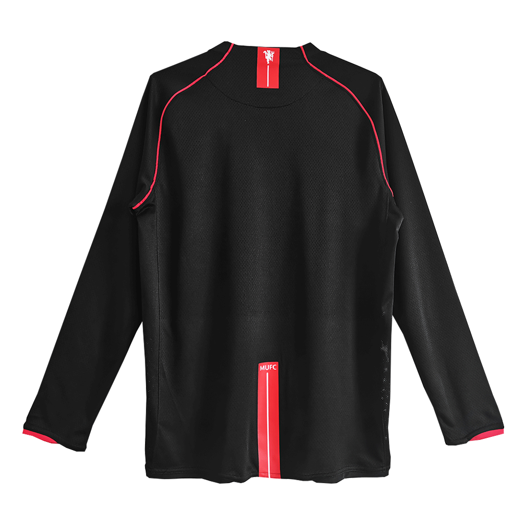 Retro Manchester United Away Long Sleeve Jersey 2007/08 - Reps Jerseys