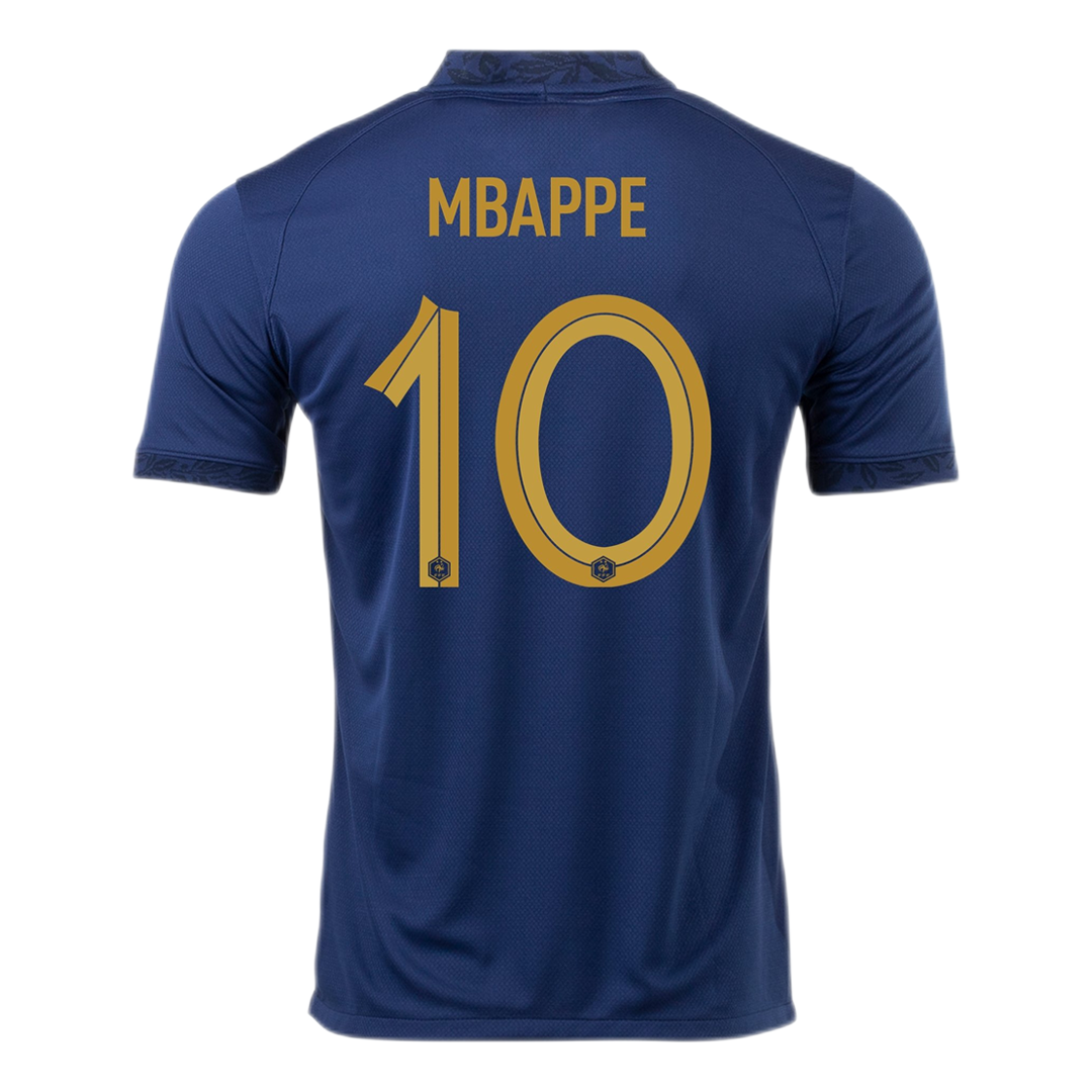 France MBAPPE #10 Jersey Home Replica World Cup 2022 - Reps Jerseys