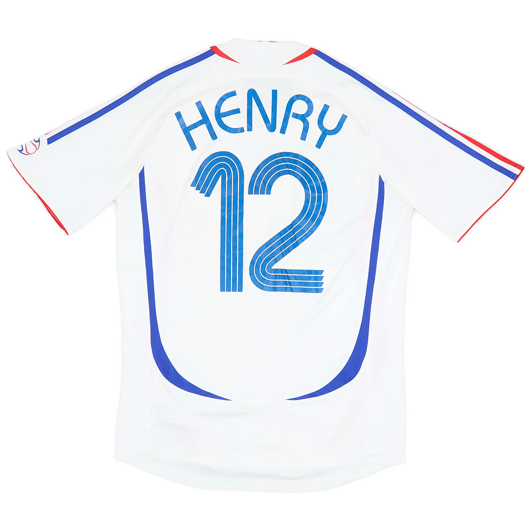 HENRY #12 France Retro Jersey Away World Cup 2006 - Reps Jerseys