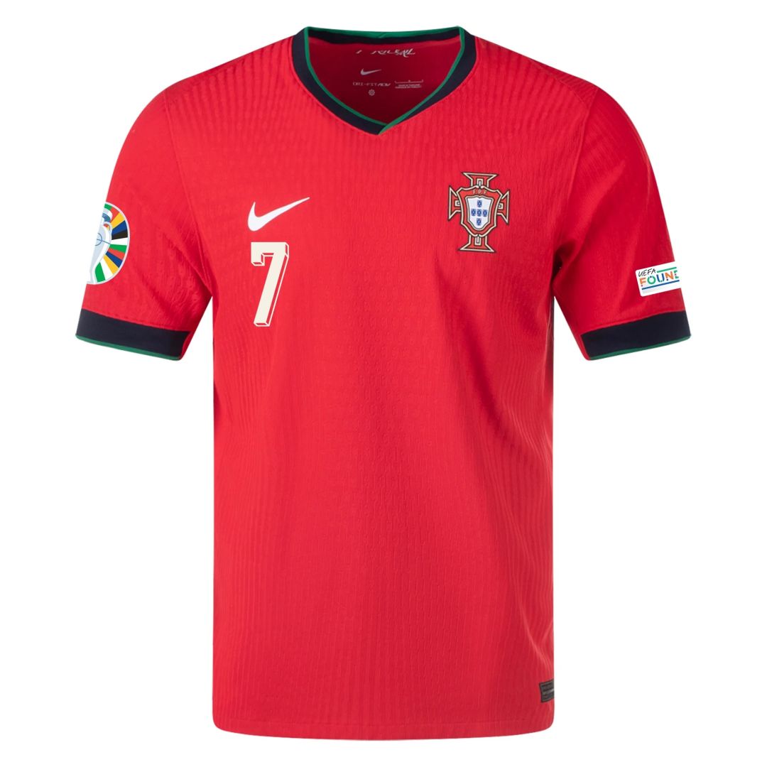 Ronaldo #7 Portugal Home Jersey Player Version EURO 2024 - Reps Jerseys