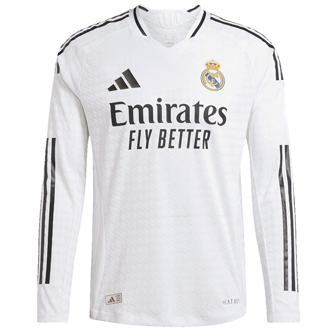 Real Madrid Home Long Sleeve Jersey Player Version 2024/25 - Reps Jerseys