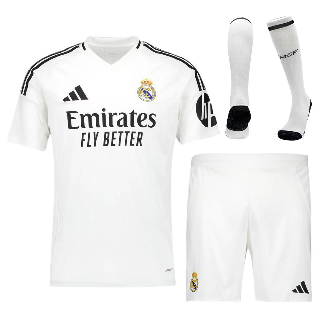 [Super Replica] Real Madrid Home Full Kit(Jersey+Shorts+Socks) 2024/25 - Reps Jerseys