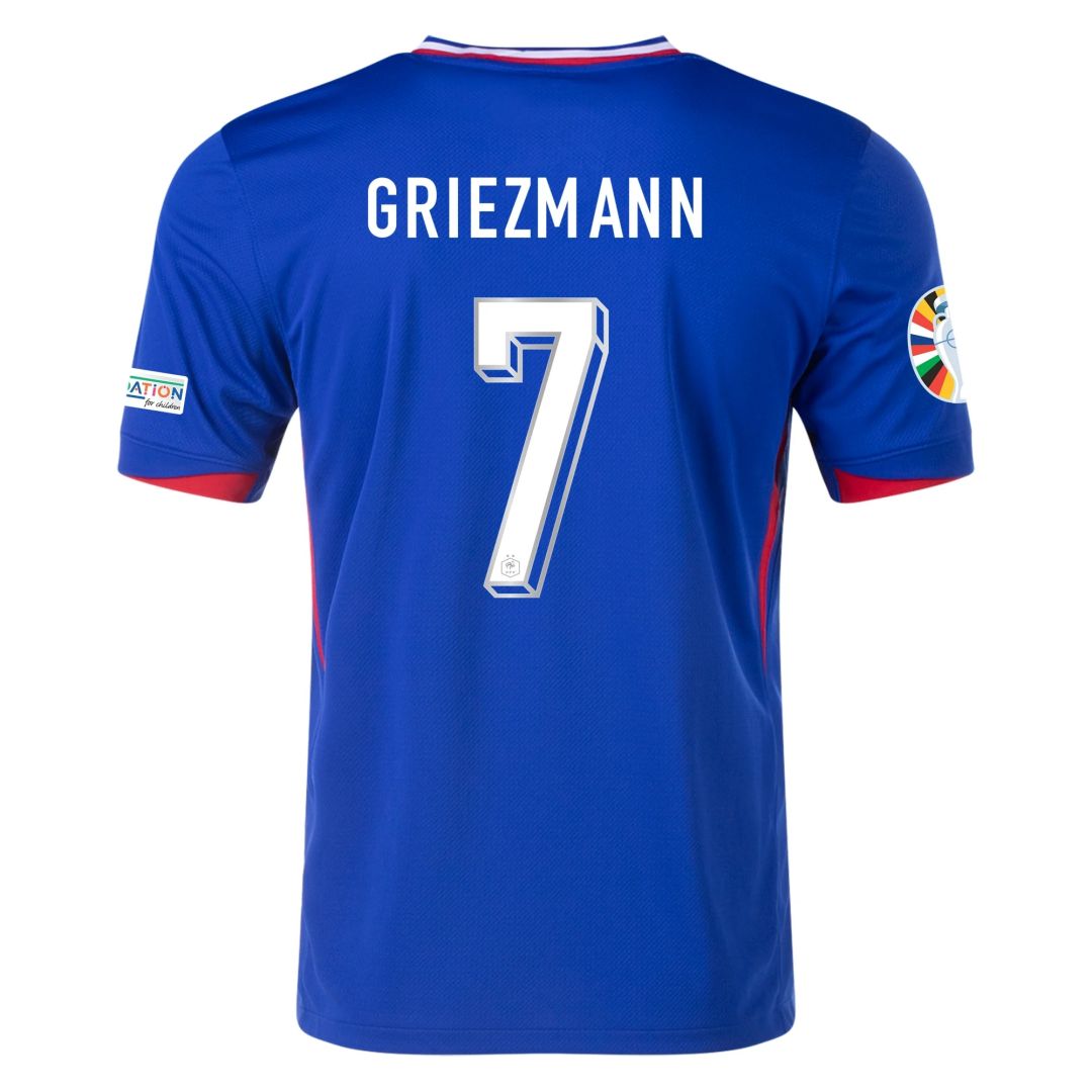 [Super Replica] GRIEZMANN #7 France Home Jersey Euro 2024 - Reps Jerseys