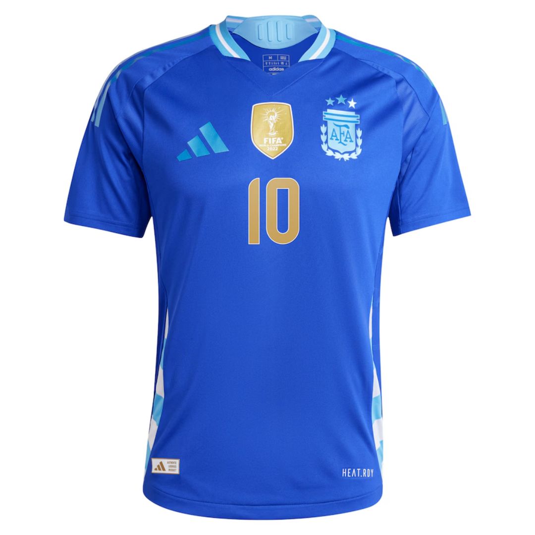 Messi #10 Argentina Away Jersey Player Version Copa America 2024 - Reps Jerseys