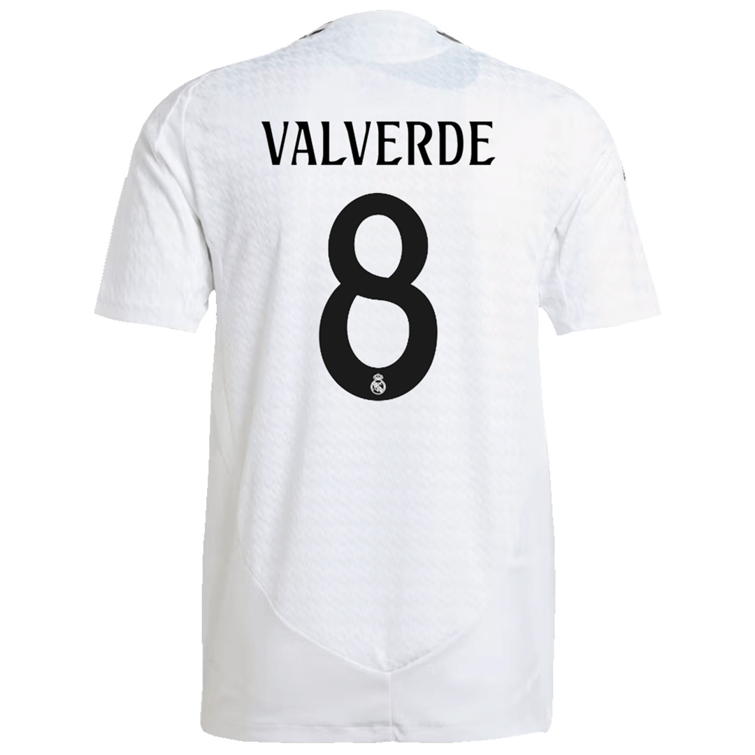 VALVERDE #8 Real Madrid Home Match Jersey 2024/25 - Reps Jerseys