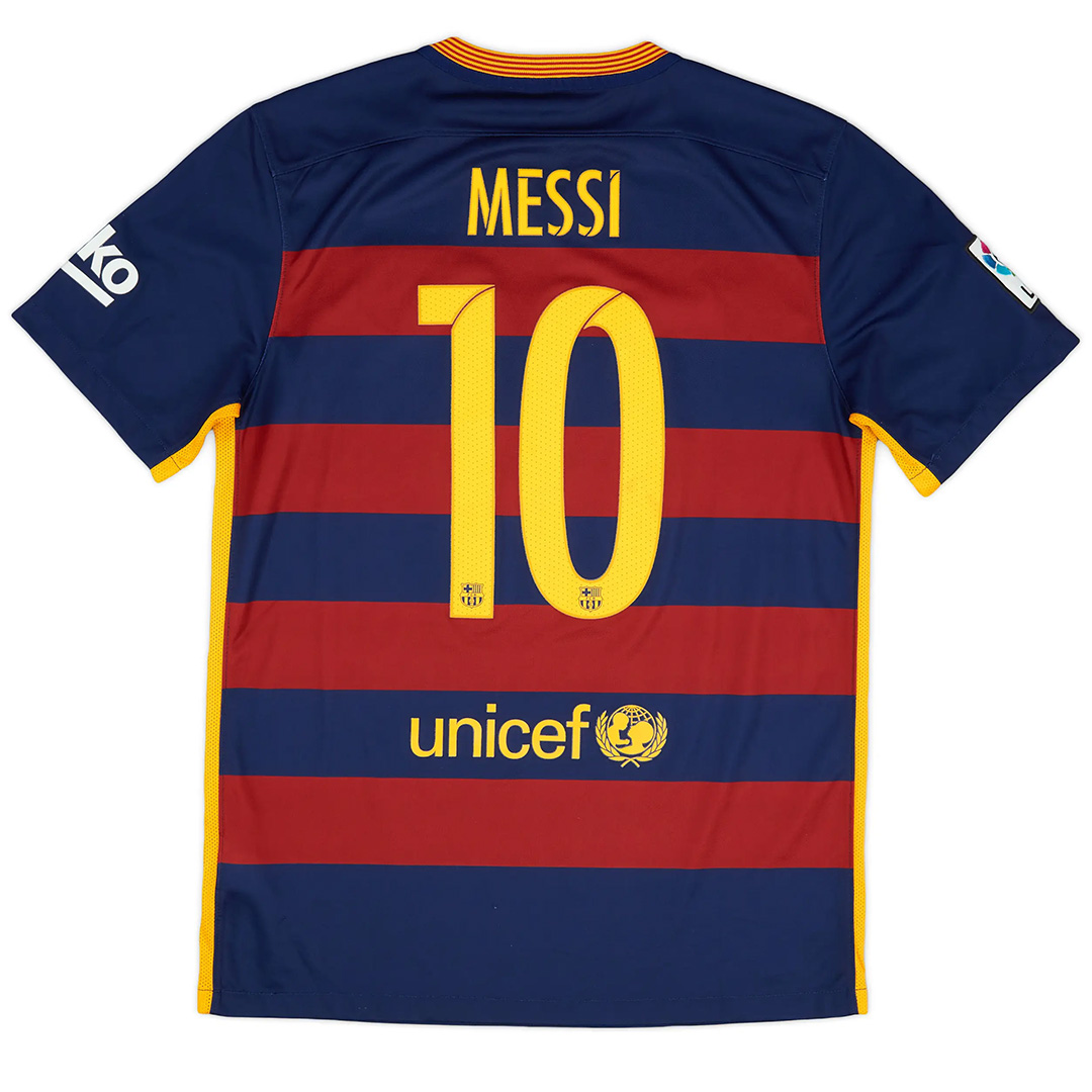 Messi #10 Barcelona Retro Jersey Home 2015/16 - Reps Jerseys