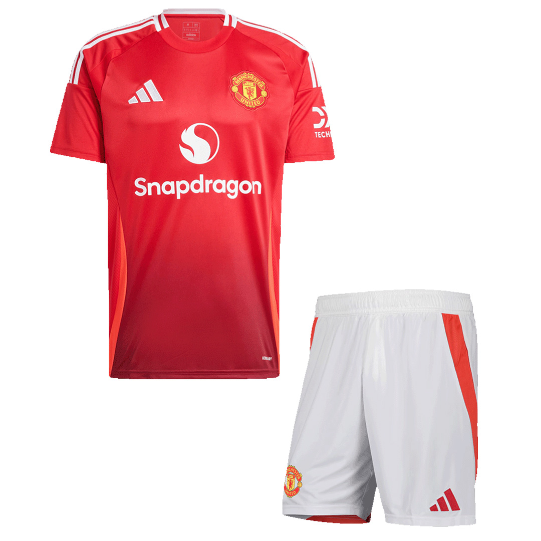 [Super Replica] Manchester United Home Kit(Jersey+Shorts) 2024/25 - Reps Jerseys