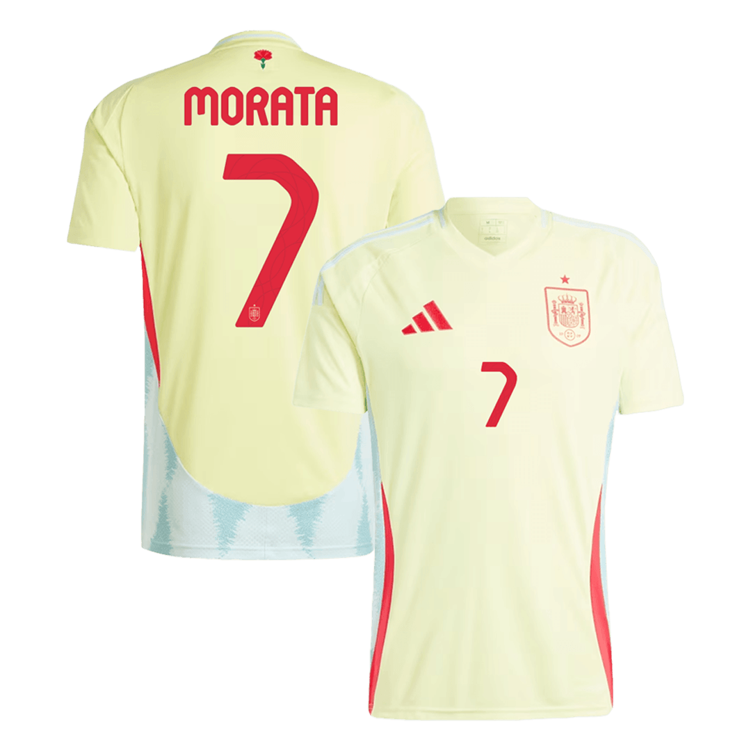 MORATA #7 Spain Away Jersey Euro 2024 - Reps Jerseys