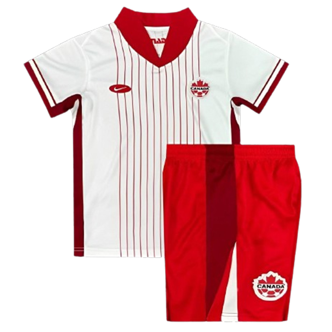 Kids Canada Away Jersey Kit Copa America 2024 - Reps Jerseys