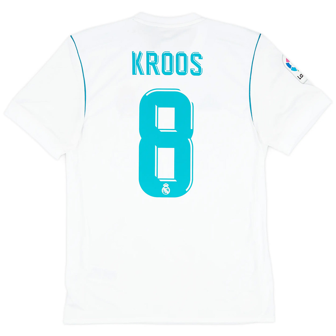 KROOS #8 Retro Real Madrid Home Jersey 2017/18 - Reps Jerseys