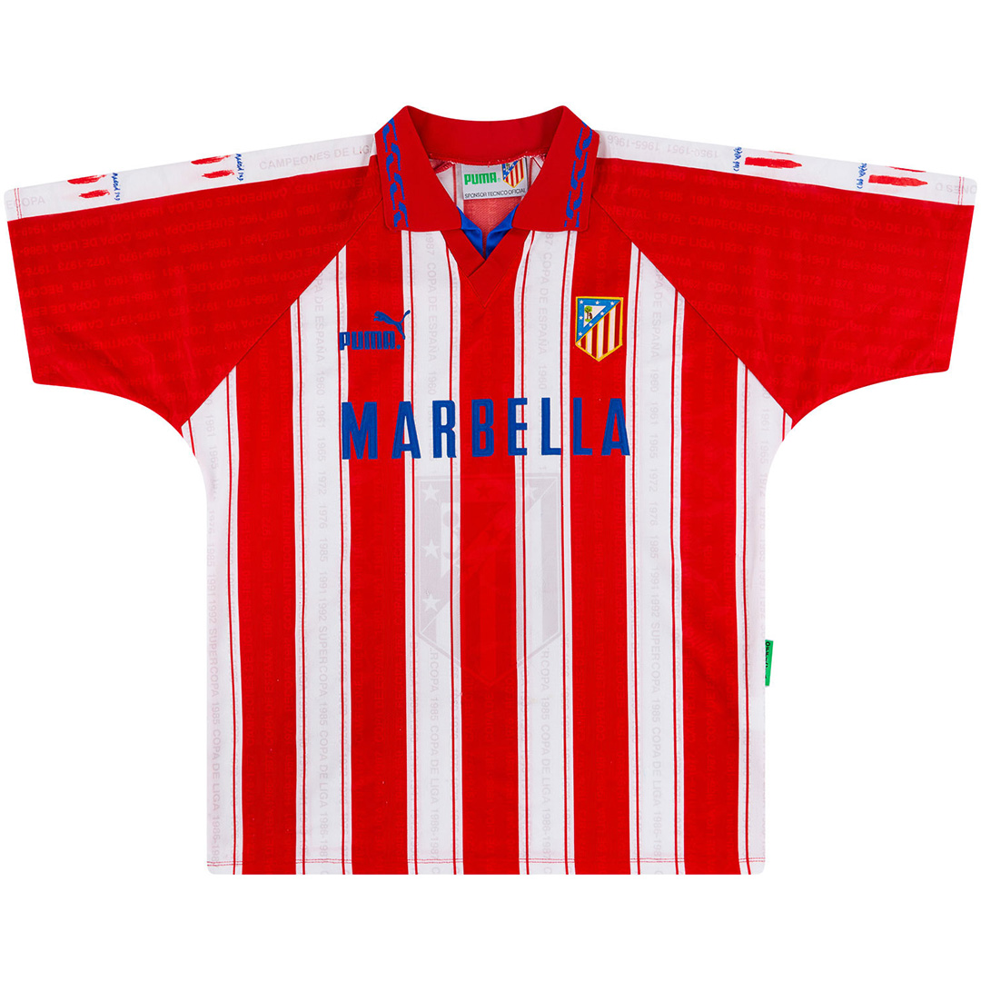 Retro Atletico Madrid Home Jersey 1995/96 - Reps Jerseys