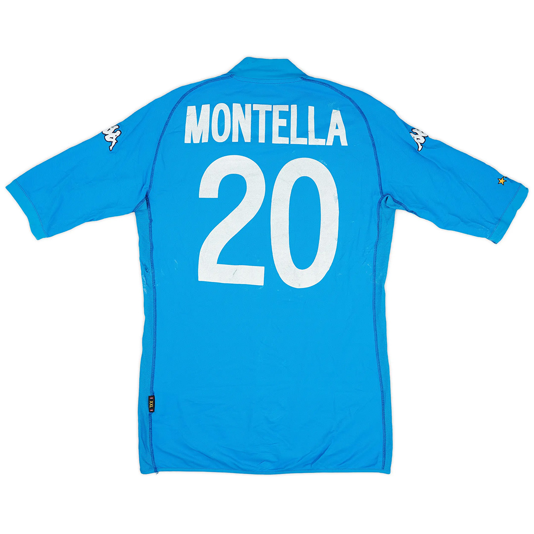 MONTELLA #20 Retro Italy Home Jersey World Cup 2002 - Reps Jerseys
