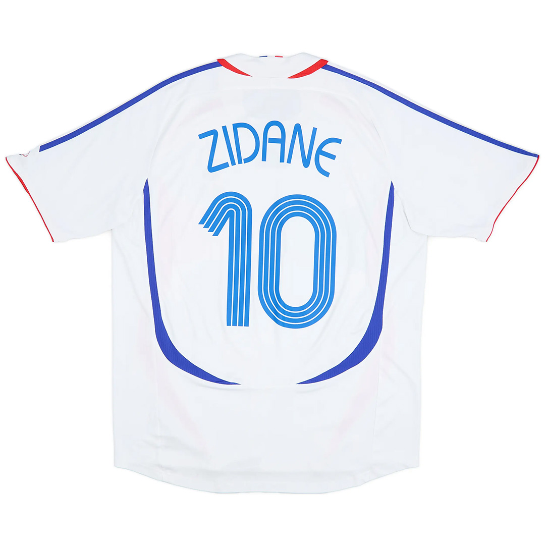 Zidane #10 France Retro Jersey Away World Cup 2006 - Reps Jerseys
