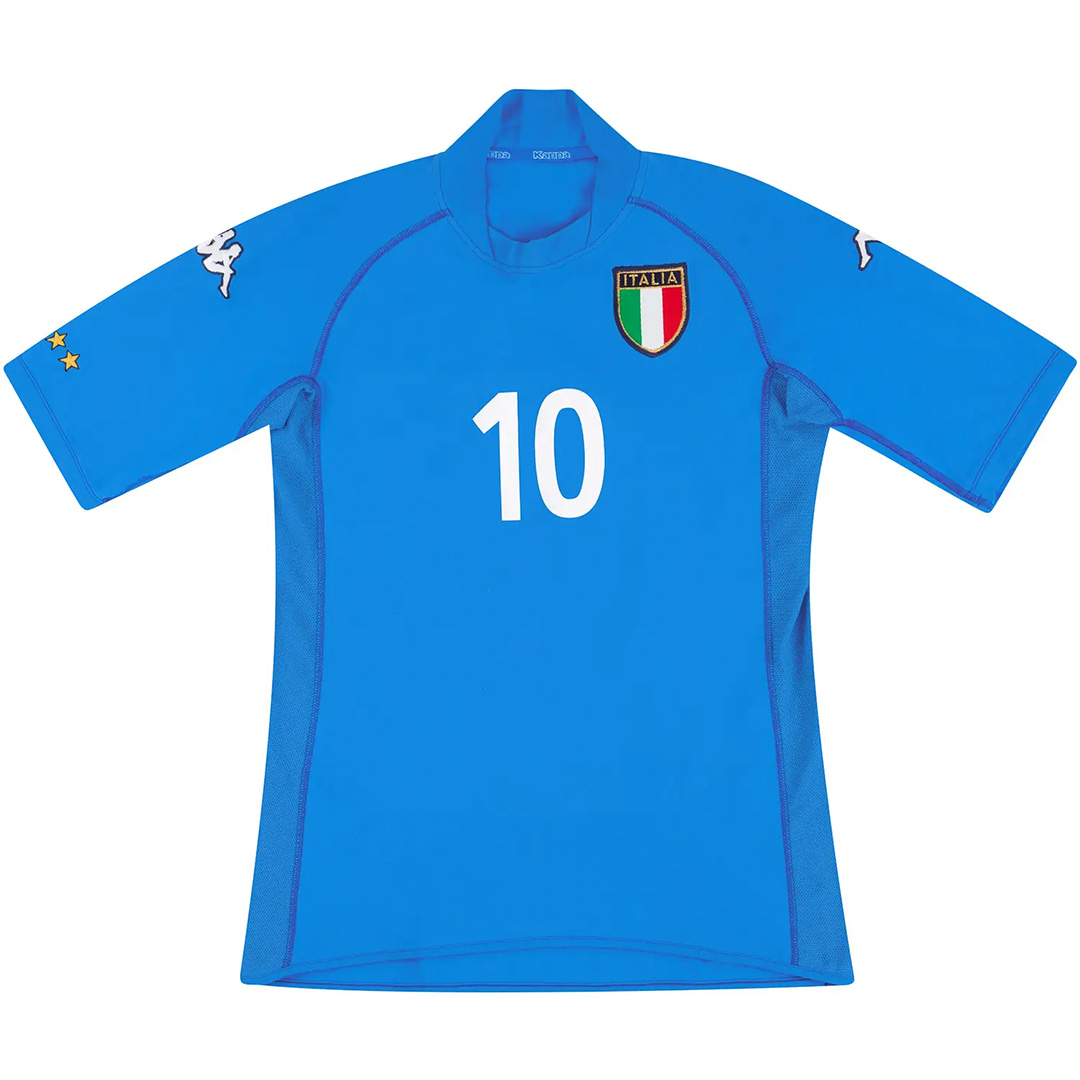 TOTTI #10 Retro Italy Home Jersey World Cup 2002 - Reps Jerseys
