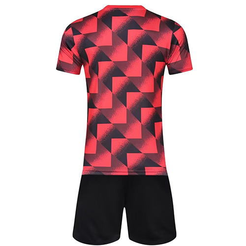 Customize Team Jersey Kit(Shirt+Short) Red 728 - Reps Jerseys