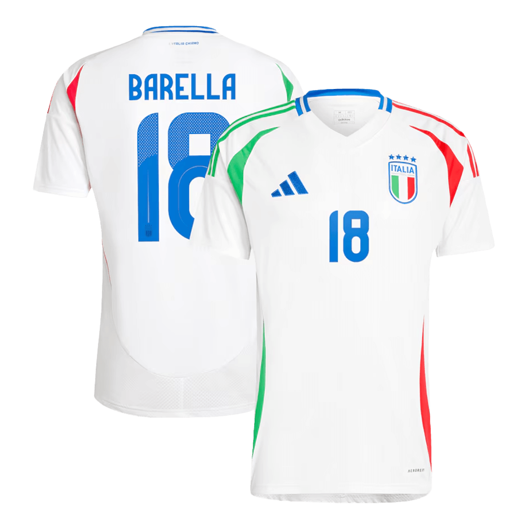 [Super Replica] BARELLA #18 Italy Away Jersey Euro 2024 - Reps Jerseys